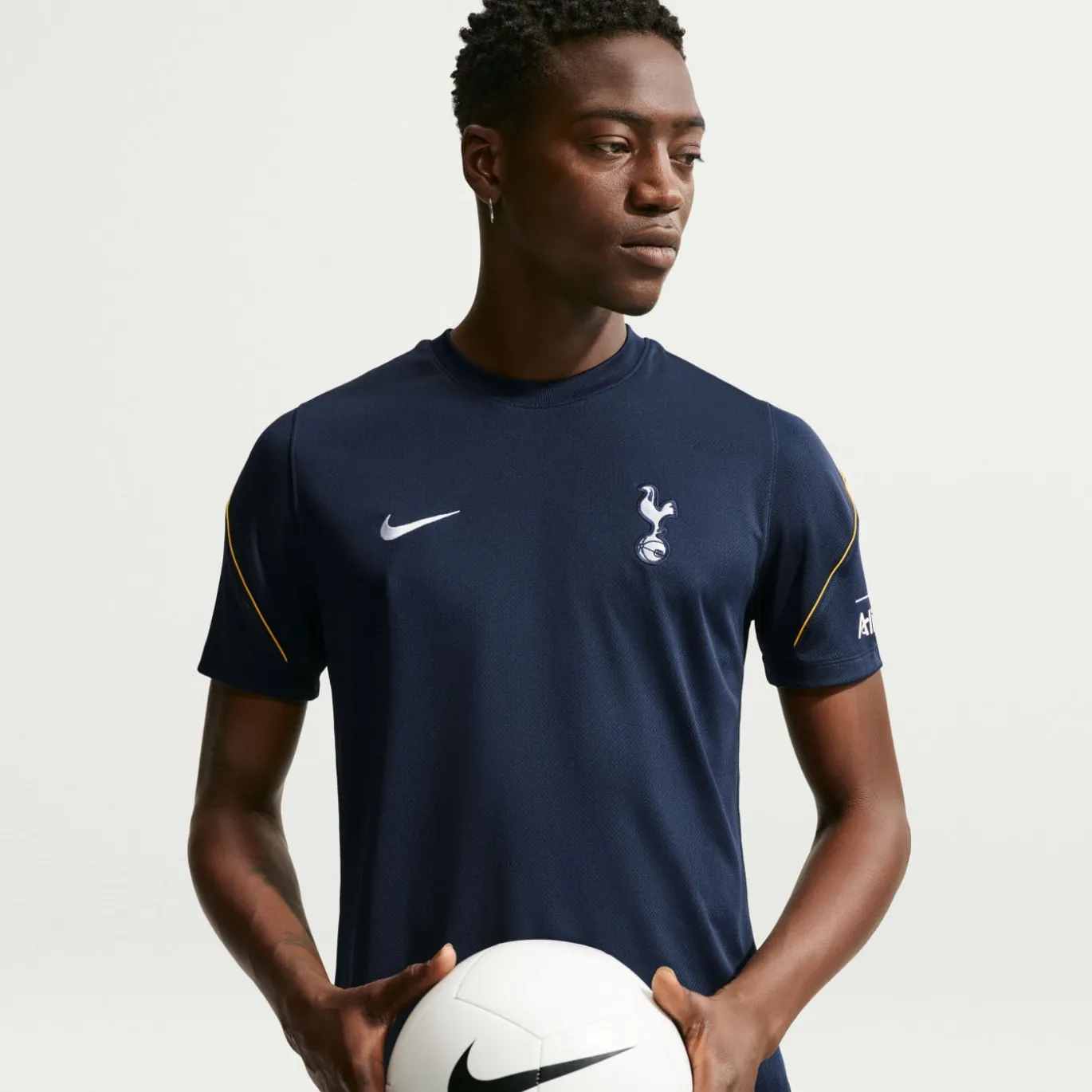 Nike Tottenham Hotspur Strike Trainingsset 2026-2027 Donkerblauw Lichtblauw Geel Wit