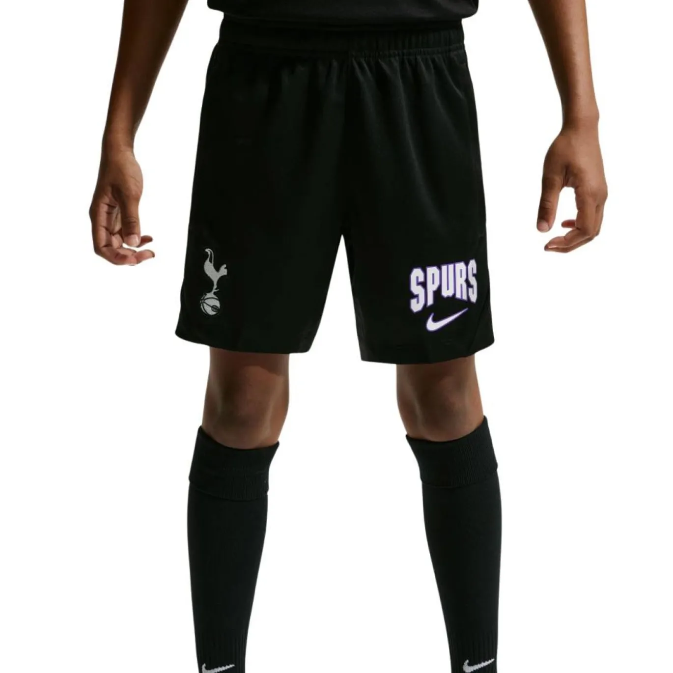 Nike Tottenham Hotspur Strike Trainingsbroekje 2026-2027 Kids Zwart Wit