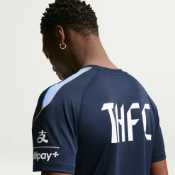 Nike Tottenham Hotspur Strike Trainingsshirt 2026-2027 Donkerblauw Geel Lichtblauw Wit