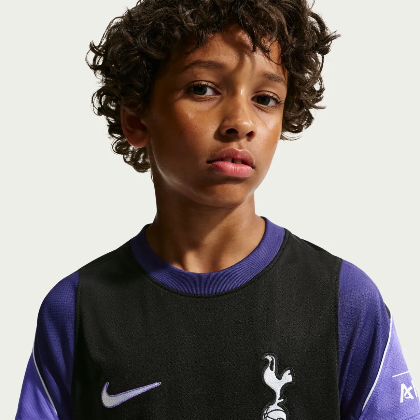 Nike Tottenham Hotspur Strike Trainingsshirt 2026-2027 Kids Zwart Paars Wit