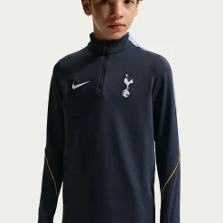 Nike Tottenham Hotspur Strike Trainingspak 1/4-Zip 2026-2027 Kids Donkerblauw Lichtblauw Geel Wit