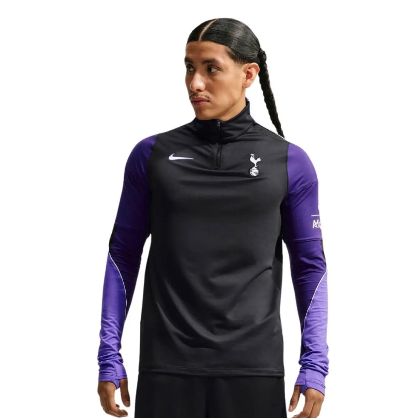 Nike Tottenham Hotspur Strike Trainingspak 1/4-Zip 2026-2027 Zwart Paars Wit