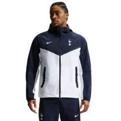 Nike Tottenham Hotspur Tech Woven Windrunner Jack Wit Donkerblauw