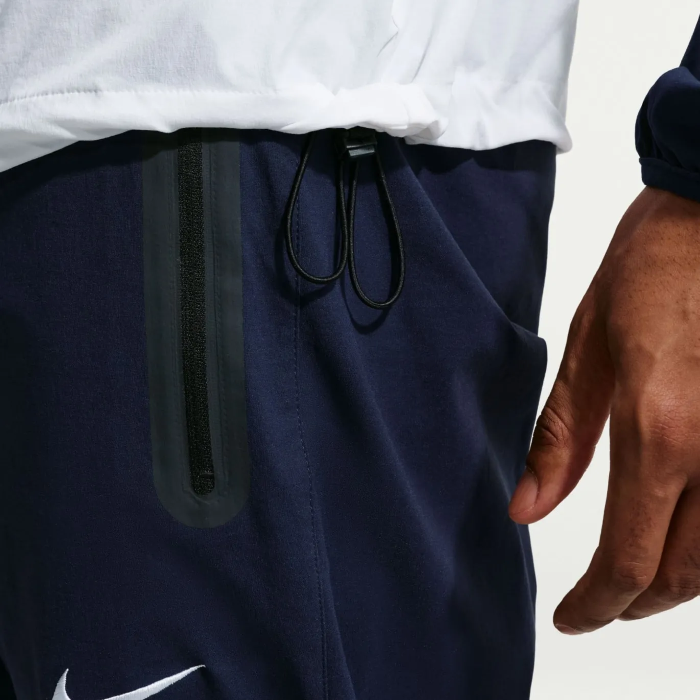 Nike Tottenham Hotspur Tech Woven Windrunner Jack Wit Donkerblauw
