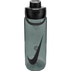 Nike TR Renew Recharge Chug Drinkfles 700ML Donkergroen Zwart