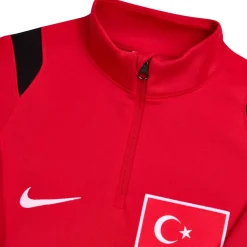 Nike Turkije Academy Pro Trainingspak 1/4-Zip 2026-2028 Kids Rood Zwart Wit