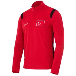 Nike Turkije Academy Pro Trainingstrui 1/4-Zip 2026-2028 Rood Zwart
