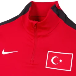 Nike Turkije Strike Trainingstrui 1/4-Zip 2026-2028 Rood Zwart