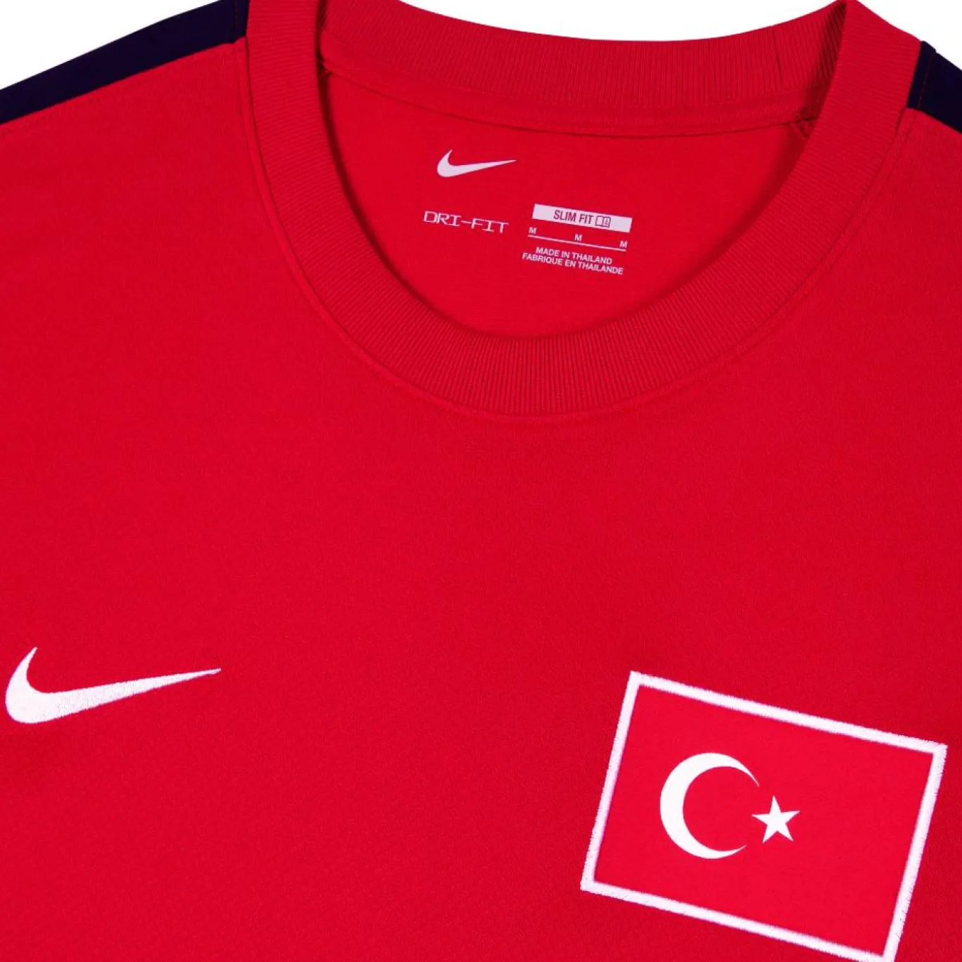 Nike Turkije Strike Trainingsshirt 2026-2028 Rood Zwart Wit