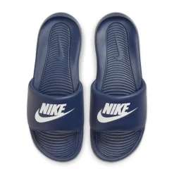 Nike Victori One Slippers Donkerblauw Wit