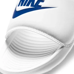 Nike Victori One Slippers Wit Blauw