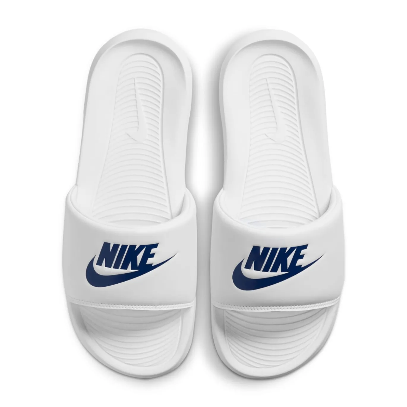 Nike Victori One Slippers Wit Blauw