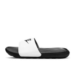 Nike Victori One Slippers Zwart Wit Zwart