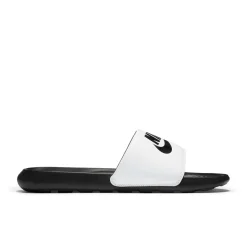 Nike Victori One Slippers Zwart Wit Zwart