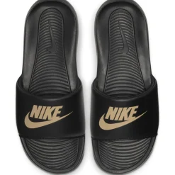 Nike Victori One Slippers Zwart Goud