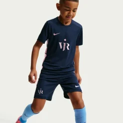 Nike Vinicius Jr Academy Trainingsset Kids Donkerblauw Lichtroze Zilver