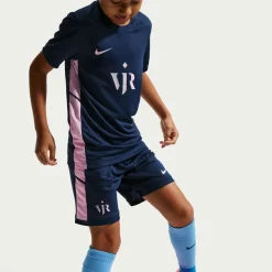 Nike Vinicius Jr Academy Trainingsbroekje Kids Donkerblauw Lichtroze Zilver