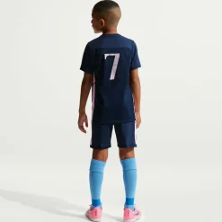 Nike Vinicius Jr Academy Trainingsbroekje Kids Donkerblauw Lichtroze Zilver