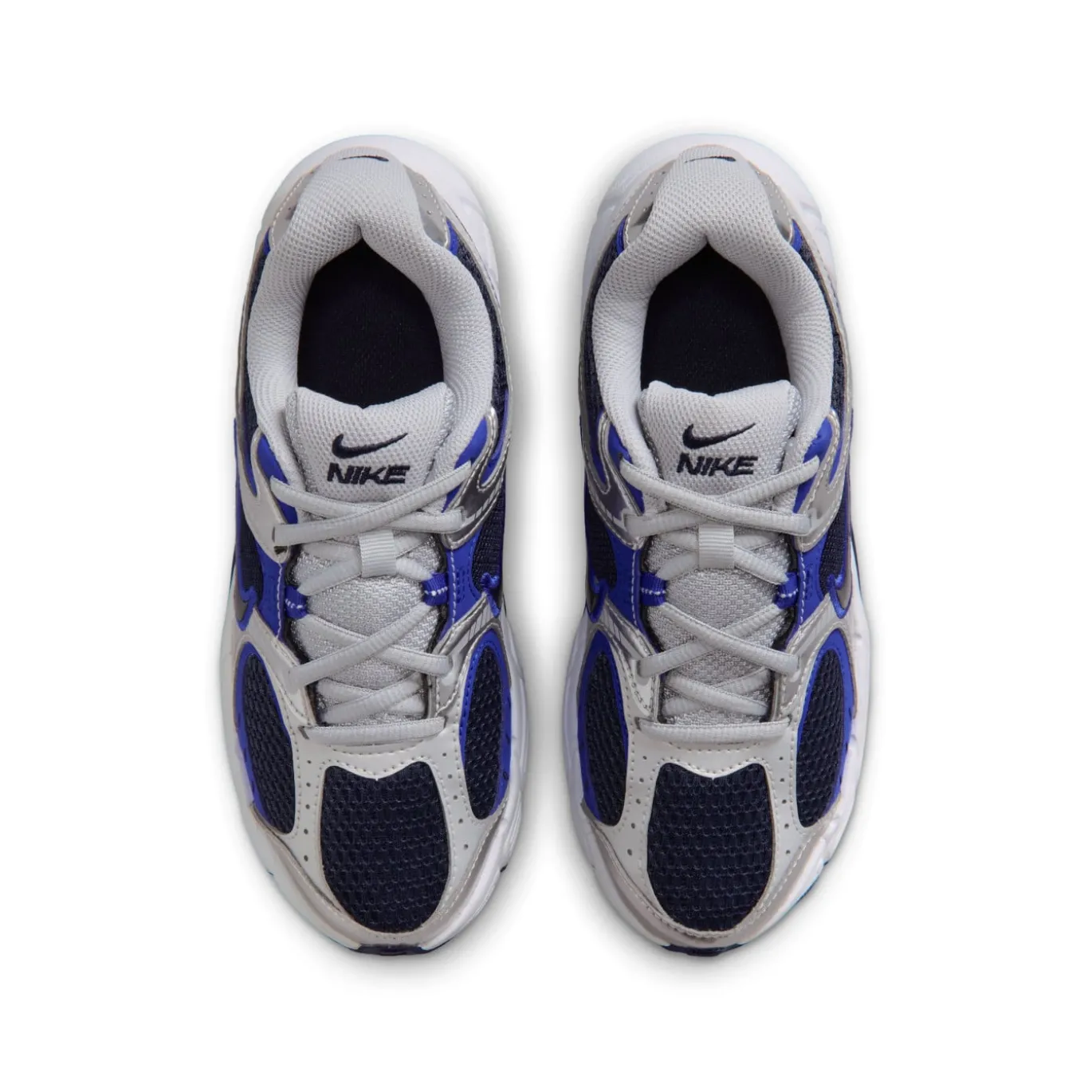 Nike V5 RNR Sneakers Kids Donkerblauw Blauw Zilvergrijs Metallic Silver