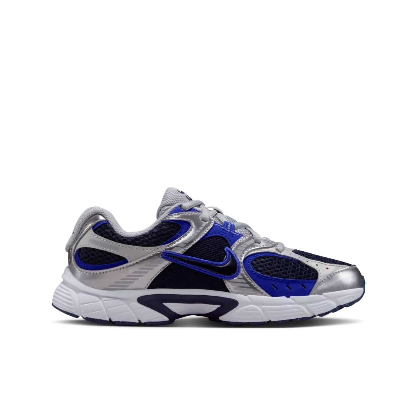 Nike V5 RNR Sneakers Kids Donkerblauw Blauw Zilvergrijs Metallic Silver