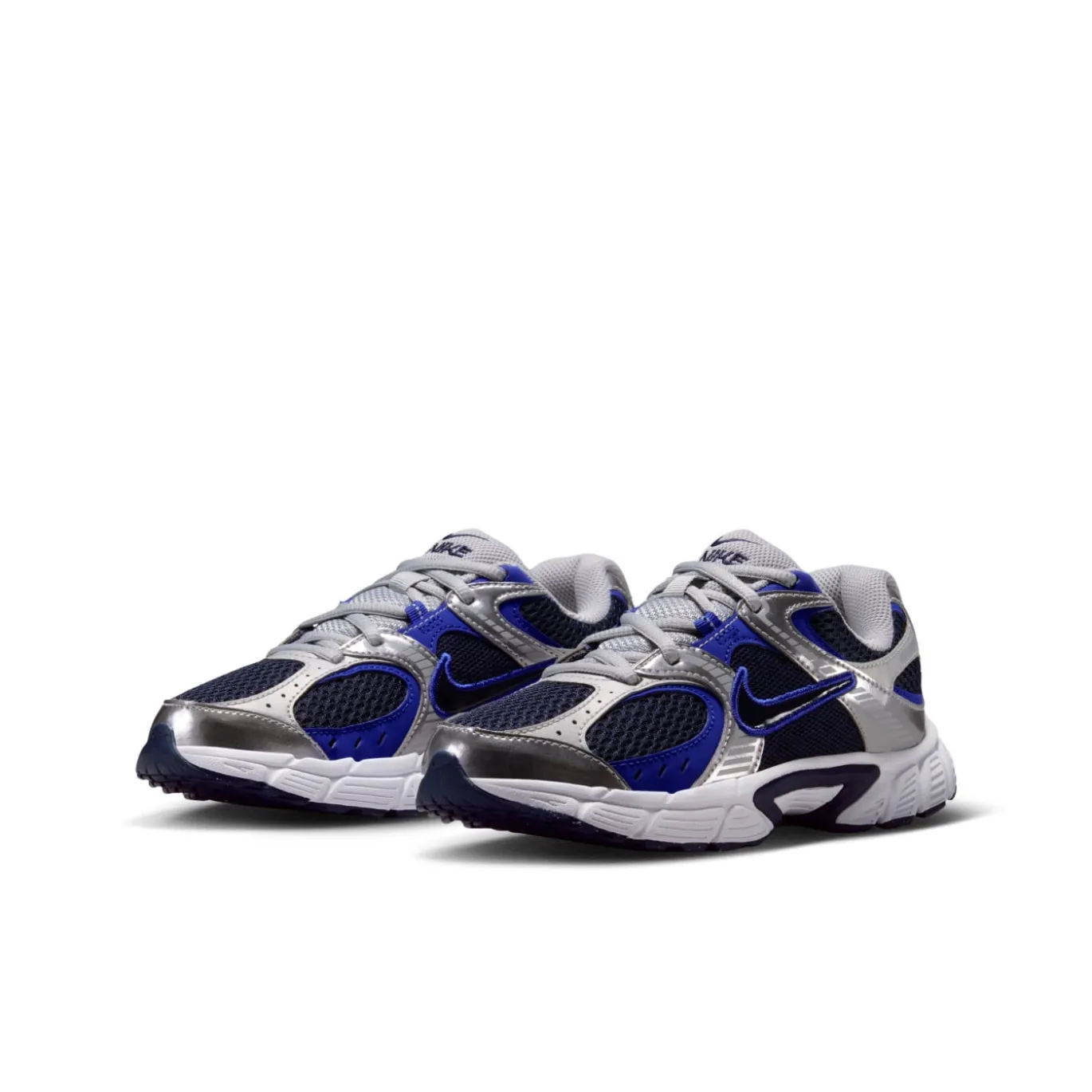 Nike V5 RNR Sneakers Kids Donkerblauw Blauw Zilvergrijs Metallic Silver
