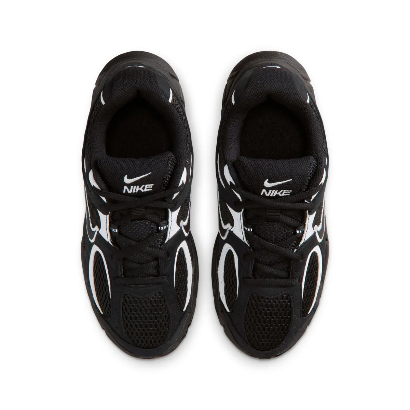Nike V5 RNR Suède Sneakers Kids Zwart Zwart Wit