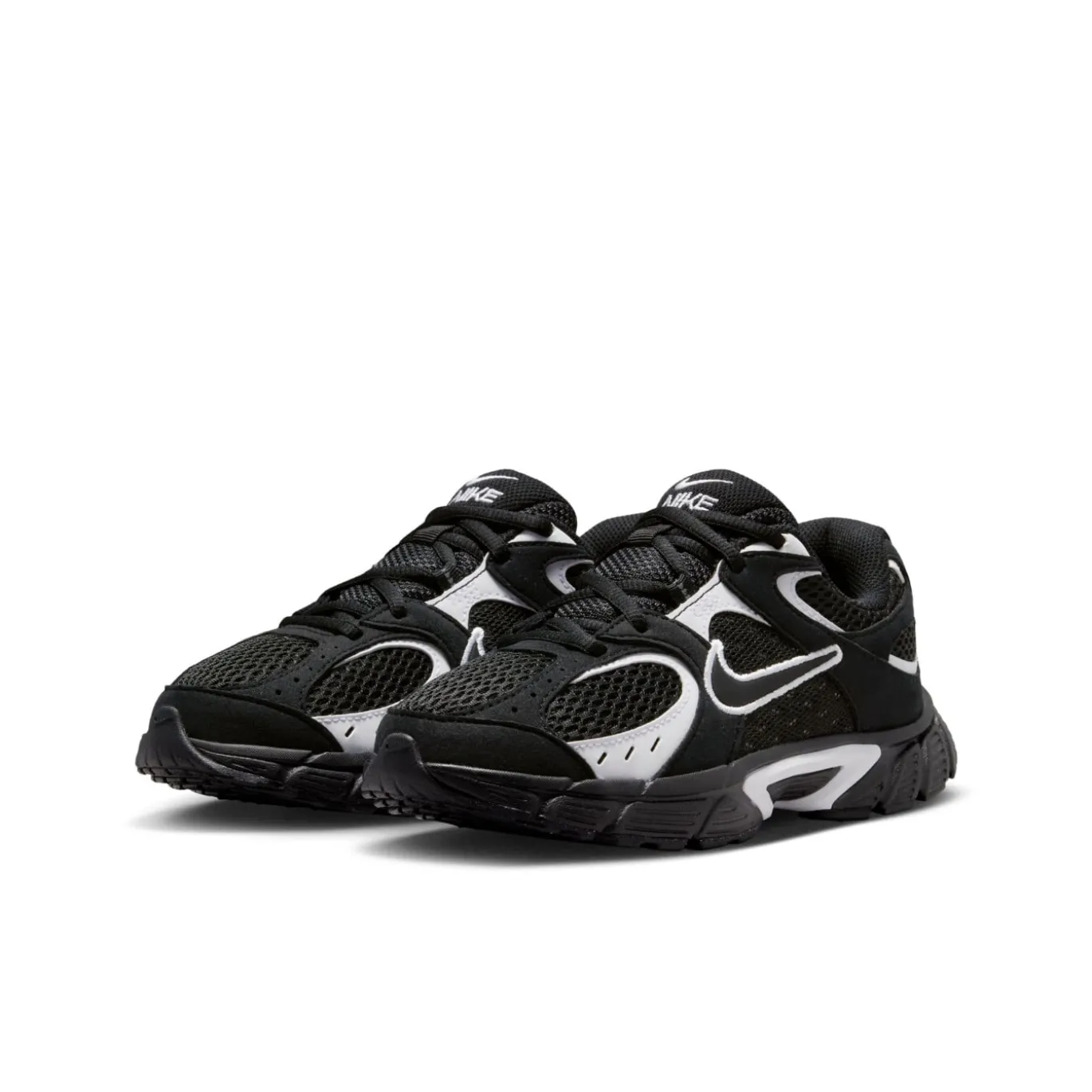 Nike V5 RNR Suède Sneakers Kids Zwart Zwart Wit