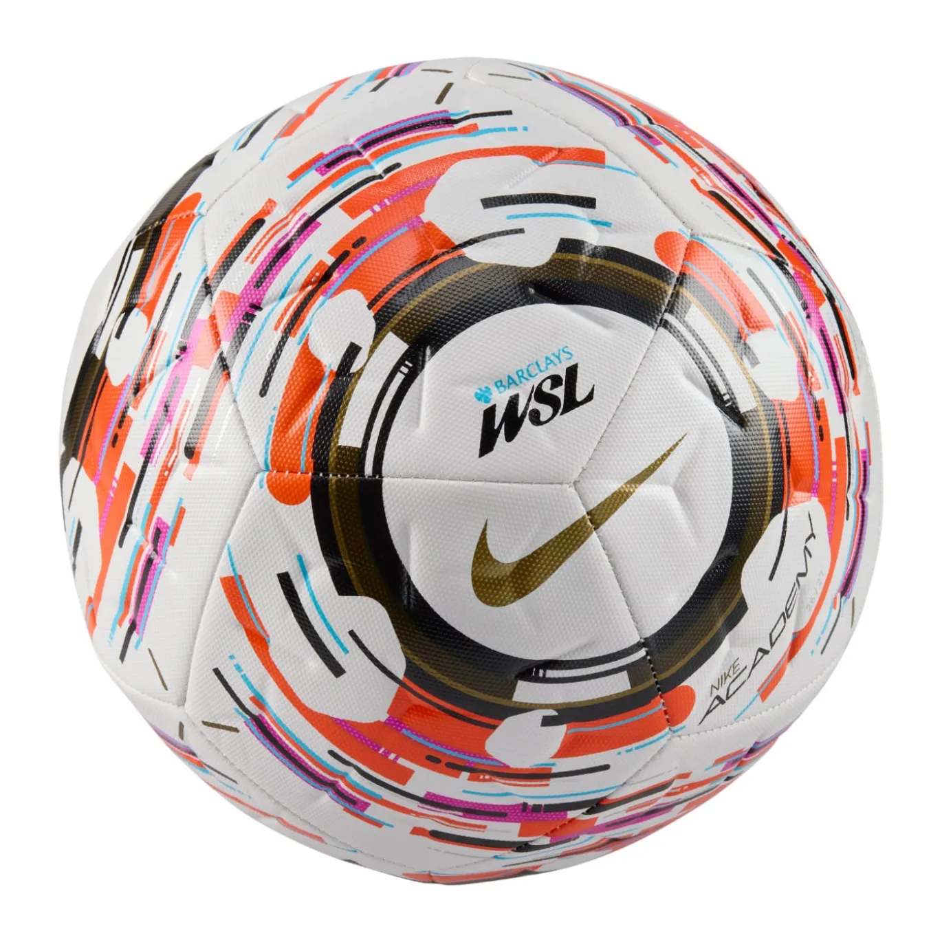 Nike WSL Academy Voetbal Maat 5 2026-2027 Wit Multicolor Goud
