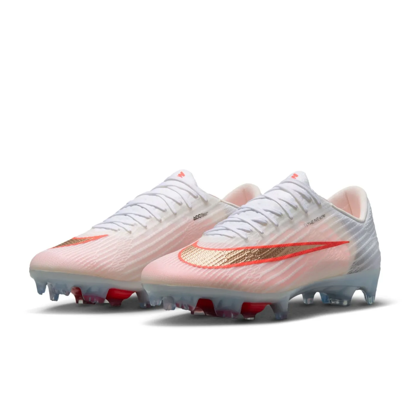 Nike Zoom Mercurial Superfly 11 Elite Gras Voetbalschoenen (FG) Wit Felrood Goud
