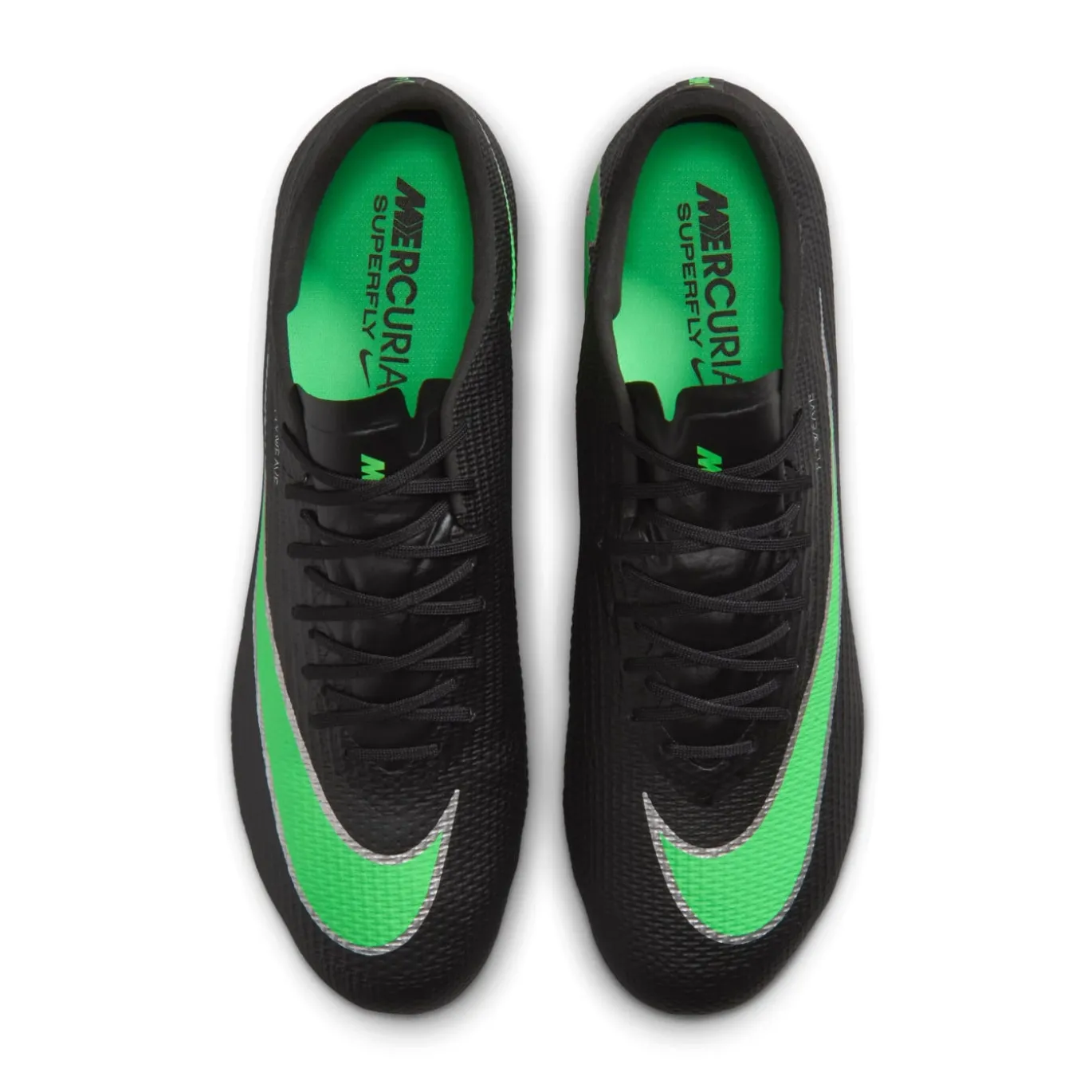Nike Zoom Mercurial Superfly 11 Pro Gras Voetbalschoenen (FG) Zwart Felgroen Zilvergrijs
