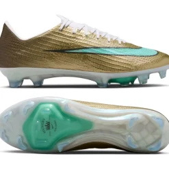 Nike Zoom Mercurial Superfly 11 Mbappé Elite Gras Voetbalschoenen (FG) Goud Groen Wit