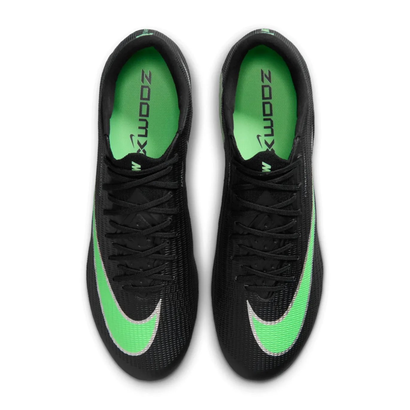 Nike Zoom Mercurial Superfly 11 Elite Gras Voetbalschoenen (FG) Zwart Felgroen Zilvergrijs