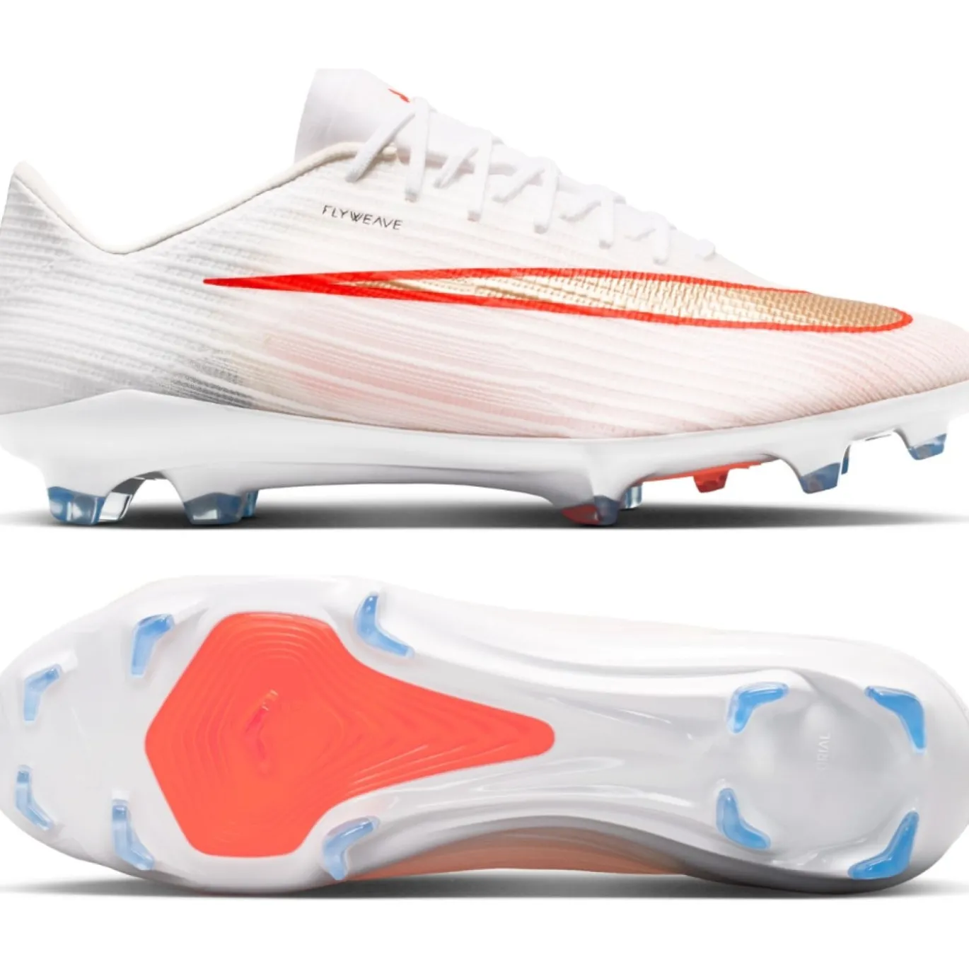 Nike Zoom Mercurial Superfly 11 Pro Gras Voetbalschoenen (FG) Wit Felrood Goud