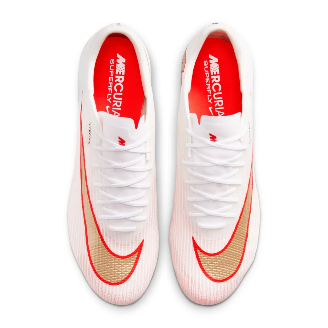 Nike Zoom Mercurial Superfly 11 Pro Gras Voetbalschoenen (FG) Wit Felrood Goud