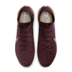 Nike Zoom Mercurial Superfly 10 Elite Gras Voetbalschoenen (FG) Bordeauxrood Zilver Oranje