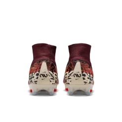 Nike Zoom Mercurial Superfly 10 Elite Gras Voetbalschoenen (FG) Bordeauxrood Zilver Oranje