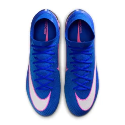Nike Zoom Mercurial Superfly 10 Elite IJzeren-Nop Voetbalschoenen (SG) Pro Player Blauw Wit Felroze