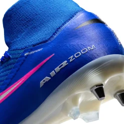 Nike Zoom Mercurial Superfly 10 Elite IJzeren-Nop Voetbalschoenen (SG) Pro Player Blauw Wit Felroze