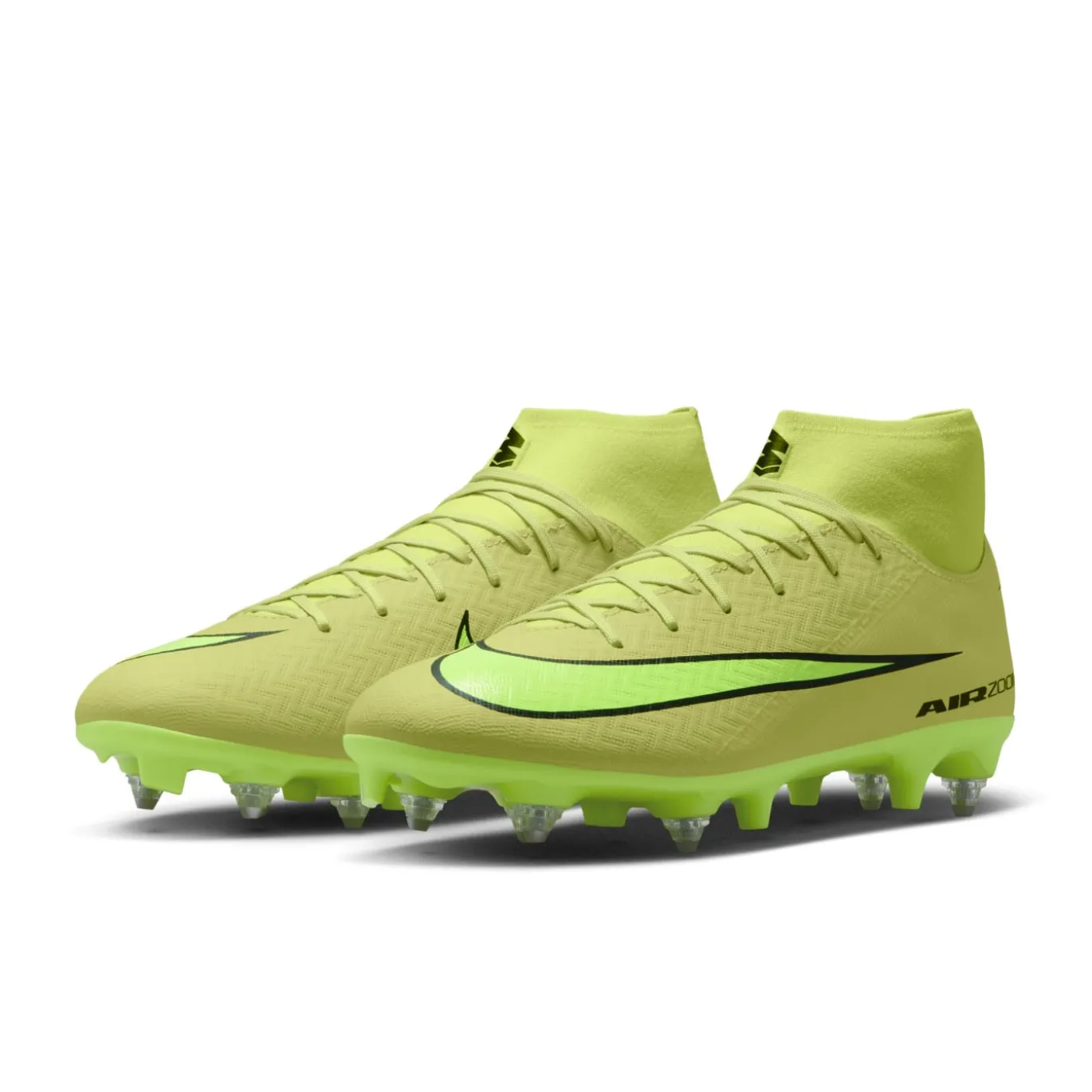 Nike Zoom Mercurial Superfly 10 Academy IJzeren-Nop Voetbalschoenen (SG) Anti-Clog Geel Neongeel Oranje