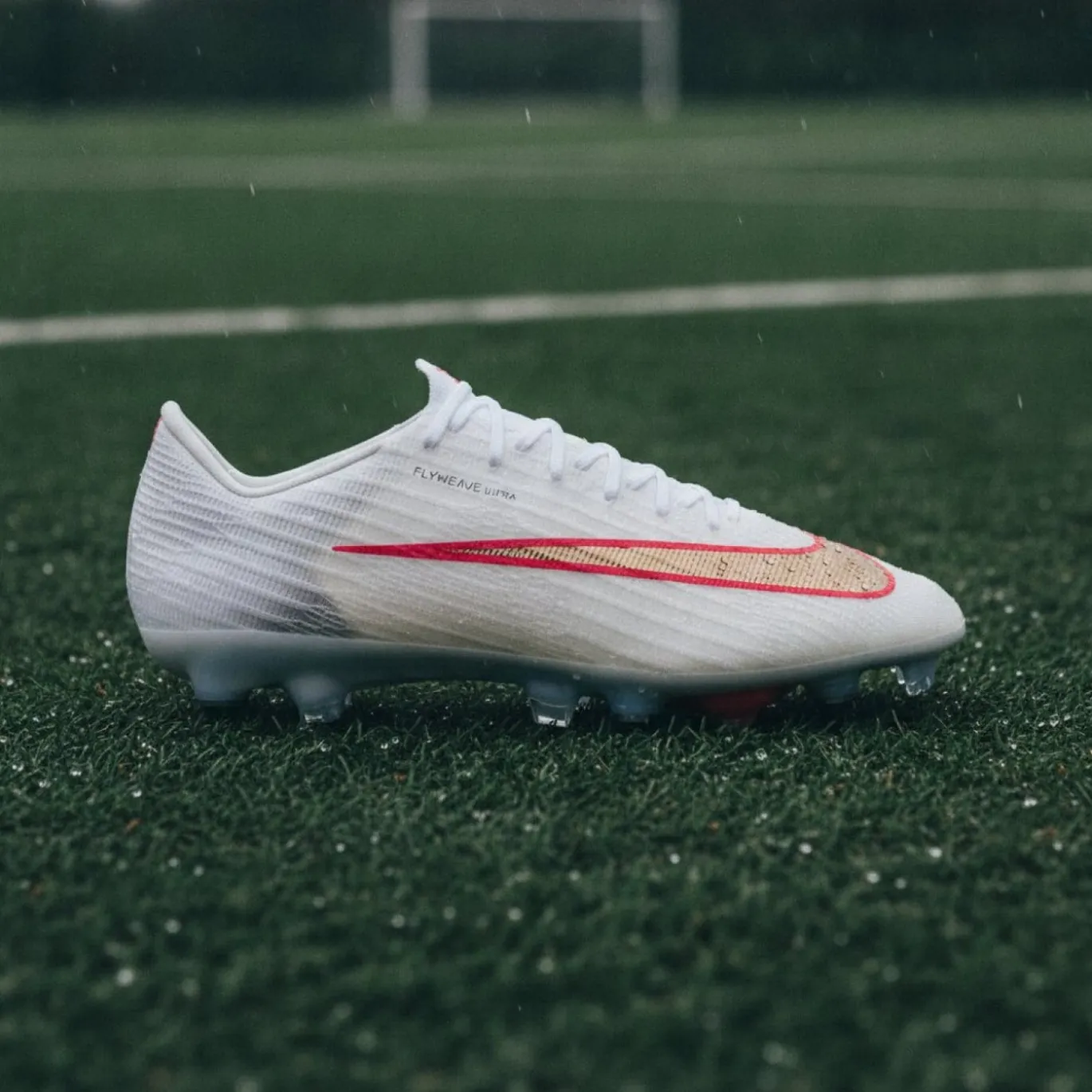 Nike Zoom Mercurial Superfly 11 Elite IJzeren-Nop Voetbalschoenen (SG) Wit Felrood Goud