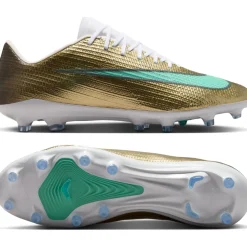 Nike Zoom Mercurial Superfly 11 Mbappé Pro Kunstgras Voetbalschoenen (AG) Goud Groen Wit