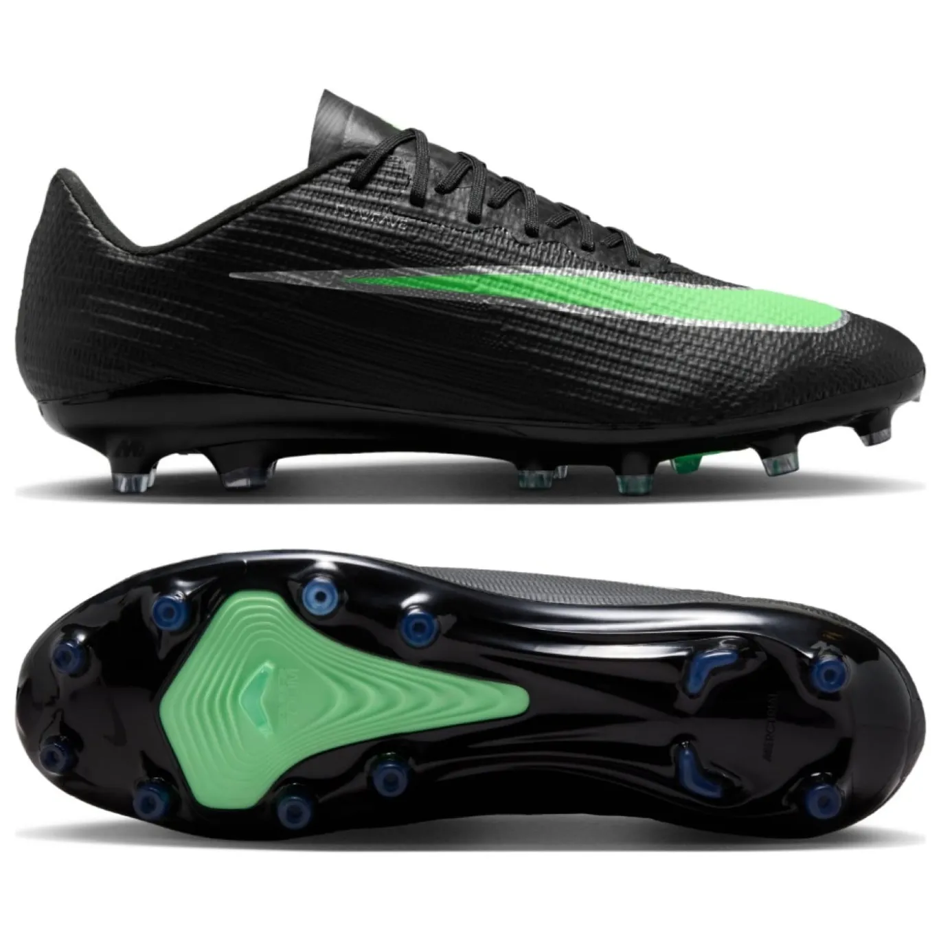 Nike Zoom Mercurial Superfly 11 Pro Kunstgras Voetbalschoenen (AG) Zwart Felgroen Zilvergrijs