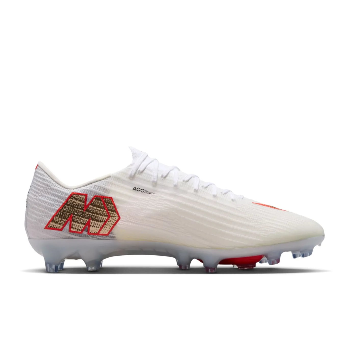 Nike Zoom Mercurial Superfly 11 Elite Kunstgras Voetbalschoenen (AG) Wit Felrood Goud