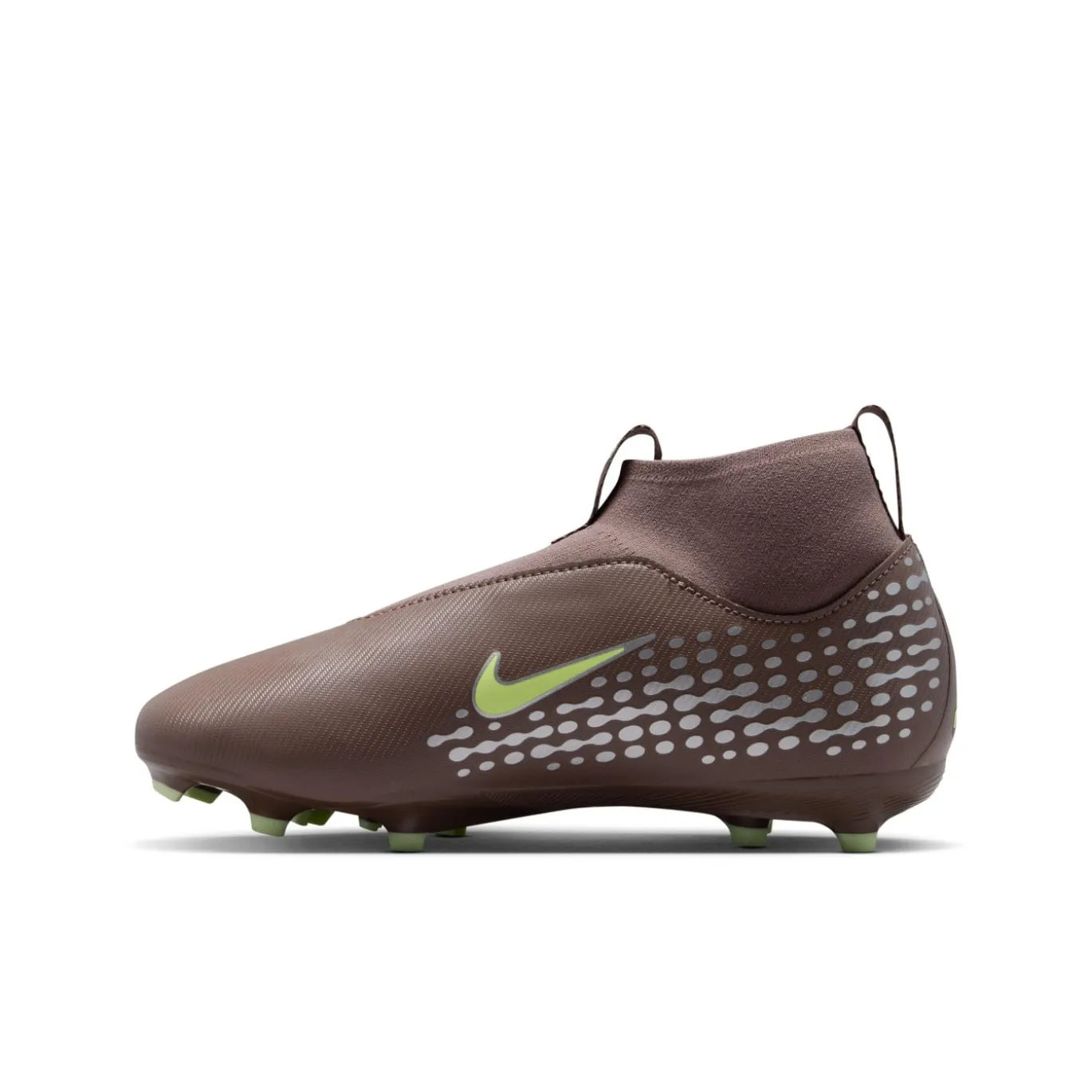 Nike Zoom Mercurial Superfly 10 Mbappé Academy Gras / Kunstgras Voetbalschoenen (MG) Kids Bruin Neongeel Zilver