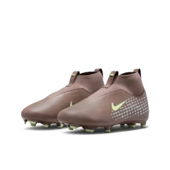 Nike Zoom Mercurial Superfly 10 Mbappé Academy Gras / Kunstgras Voetbalschoenen (MG) Kids Bruin Neongeel Zilver