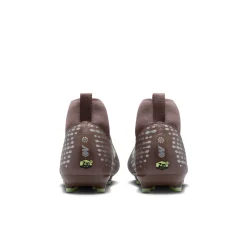 Nike Zoom Mercurial Superfly 10 Mbappé Academy Gras / Kunstgras Voetbalschoenen (MG) Kids Bruin Neongeel Zilver