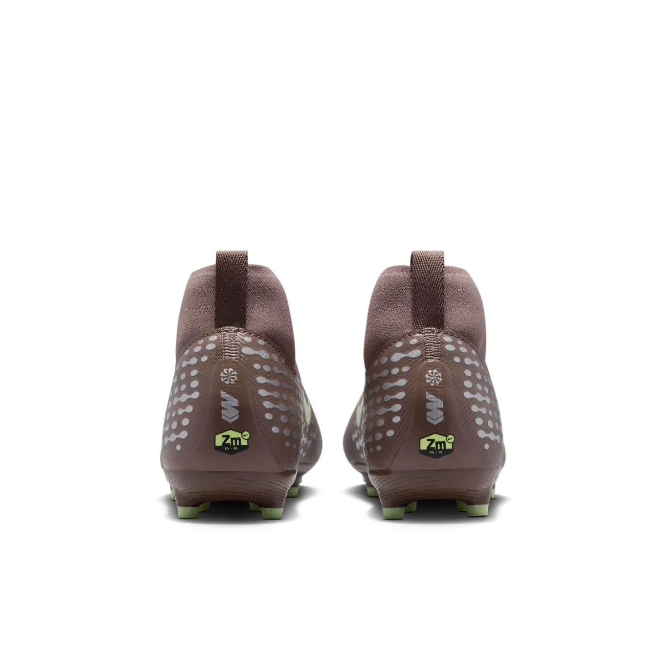 Nike Zoom Mercurial Superfly 10 Mbappé Academy Gras / Kunstgras Voetbalschoenen (MG) Kids Bruin Neongeel Zilver