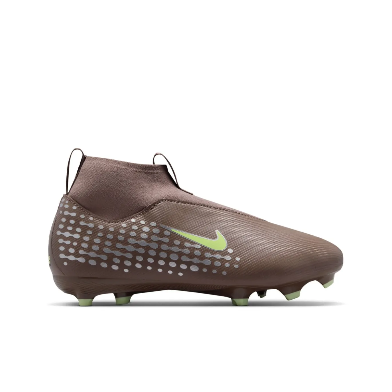 Nike Zoom Mercurial Superfly 10 Mbappé Academy Gras / Kunstgras Voetbalschoenen (MG) Kids Bruin Neongeel Zilver
