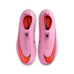 Nike Zoom Mercurial Superfly 10 Academy Gras / Kunstgras Voetbalschoenen (MG) Kids Roze Felrood Lichtblauw