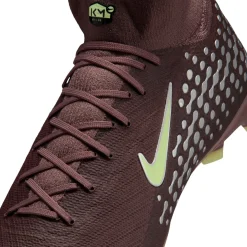 Nike Zoom Mercurial Superfly 10 Mbappé Pro Gras Voetbalschoenen (FG) Bruin Neongeel Zilver